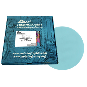 12" Diamond Lapping Film with plain backed, 9 micron, 3/box, DA-9P12