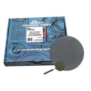 8" Diamond Abrasive Grinding Disk with PSA backing, 9 micron, 1/box, DIA-DISK-8009