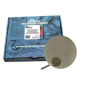 8" Diamond Abrasive Grinding Disk with PSA backing, 125 micron, 1/box, DIA-DISK-8125