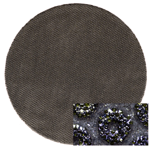 12" Metal Bonded Diamond Abrasive Grinding Disk with PSA backing, 250 micron, 1/box, DIA-M250-12-PSA