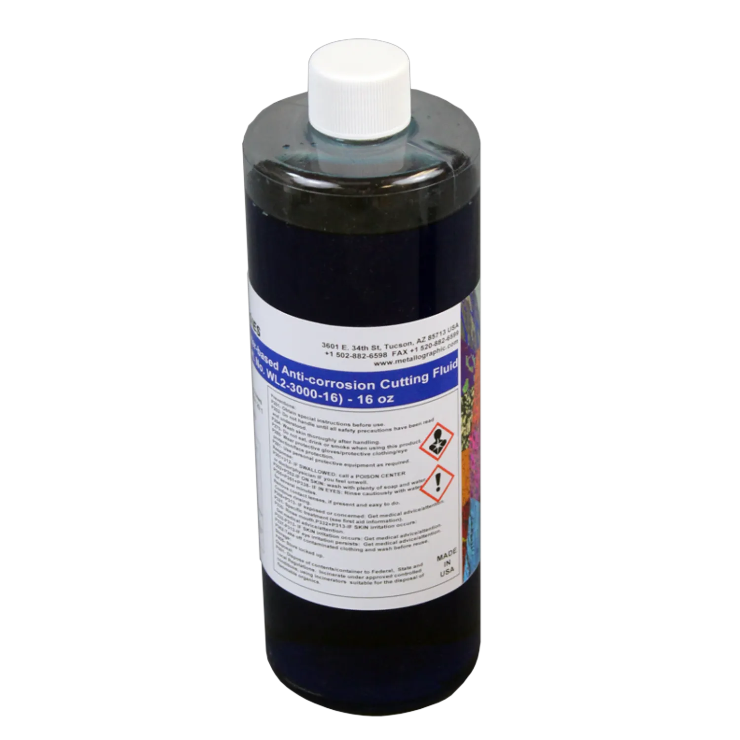 DIACUT Water-Based Diamond Cutting Fluid with Anti-Corrosion, 16 oz, WL2-3000-16