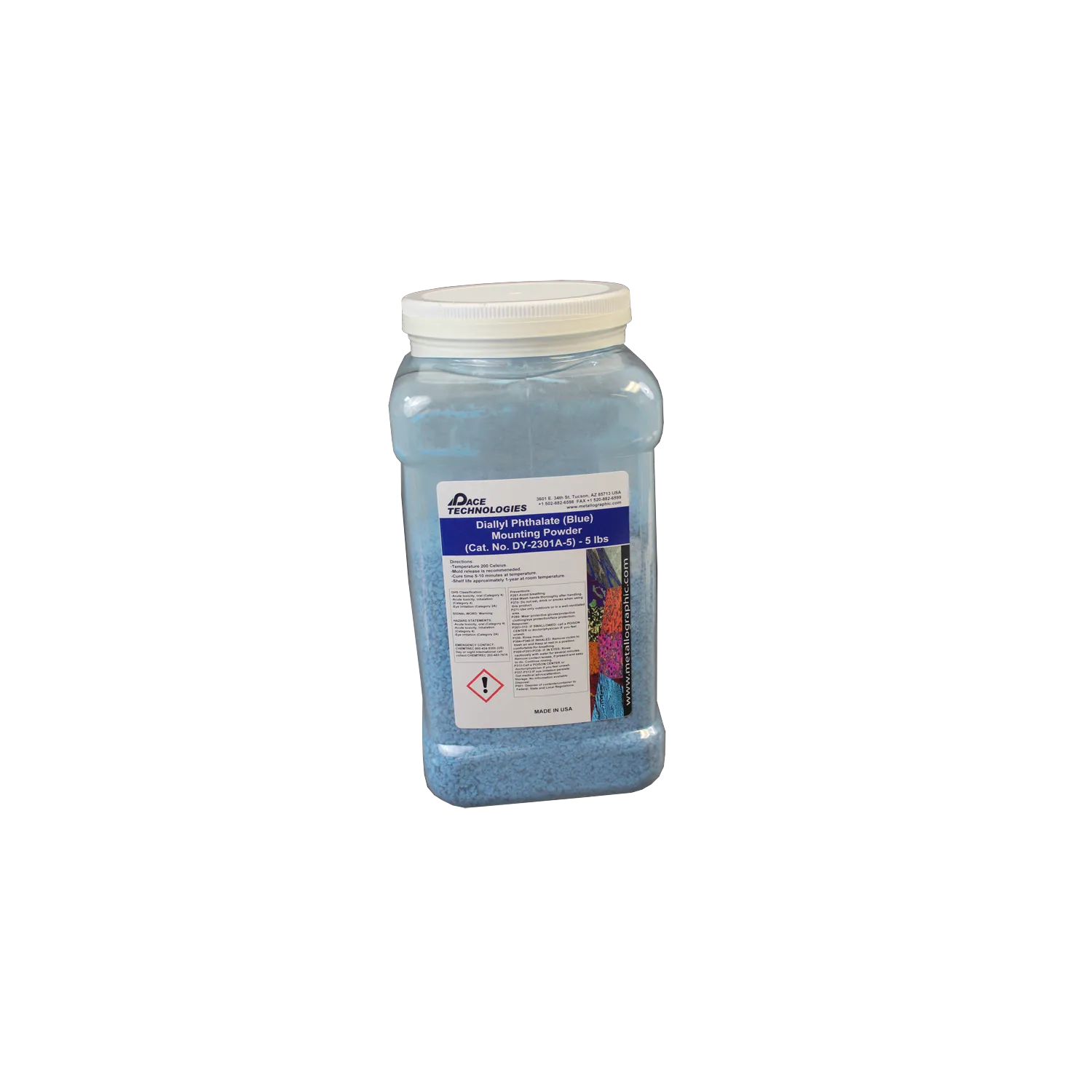 Diallyl Phthalate Compression Resin (Blue), DY-2301A