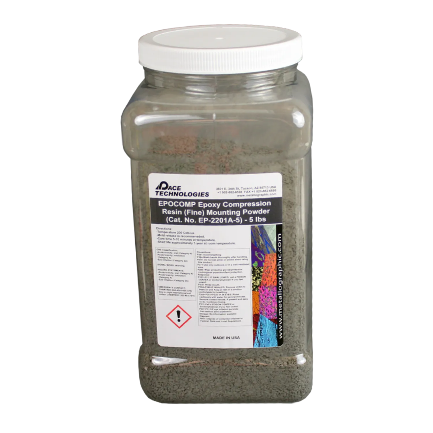 EPOCOMP Fine Epoxy Resin, 5 lbs., EPF-2201