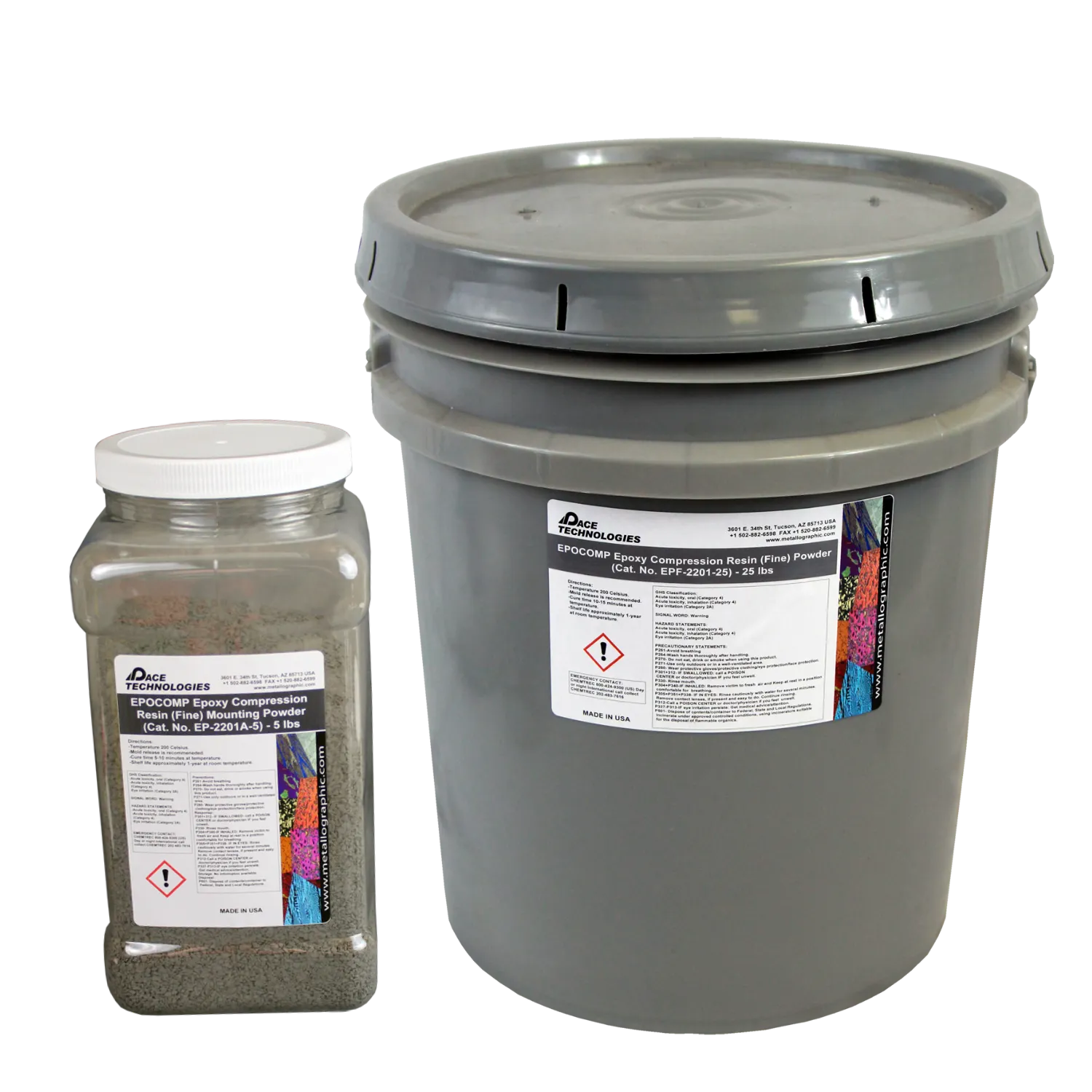 EPOCOMP Fine Epoxy Resin, 5 lbs. or 25 lbs., EPF-2201