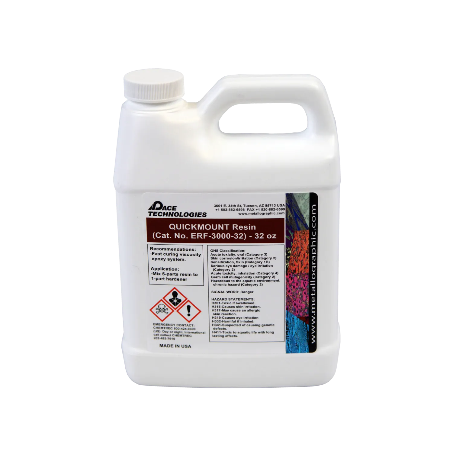 QUICKMOUNT 2 Fast Epoxy Resin, 32 oz