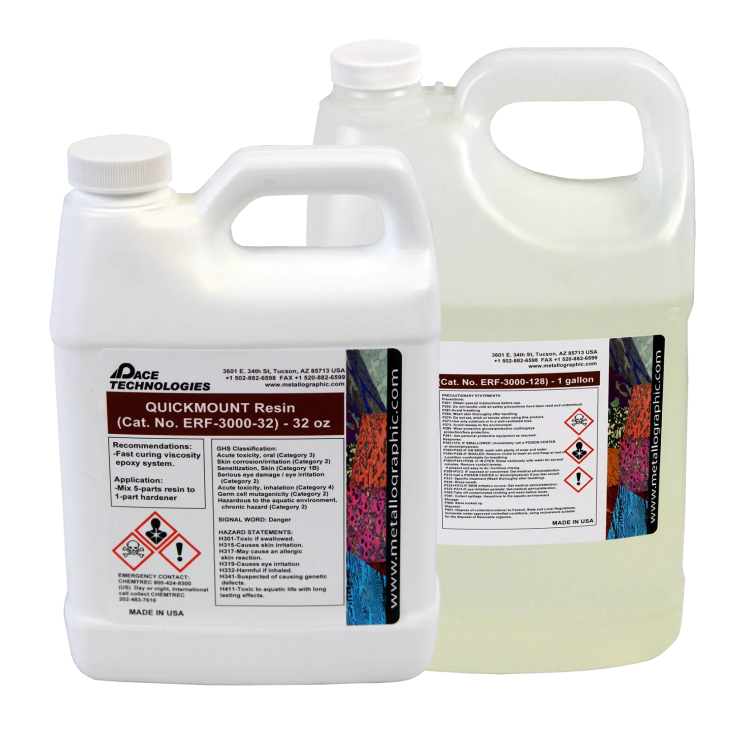 QUICKMOUNT 2 Fast Epoxy Resin, 32 oz to 5 gallons