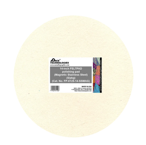 14" FELTPAD Polishing Pad with Magnetic Stainless Steel Backing, 5/pkg, FP-8125-14-SSMAG