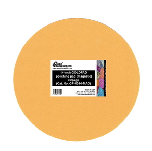 14" GOLDPAD Polishing Pad with Magnetic Rubber, 5/pkg, GP-4014-MAG
