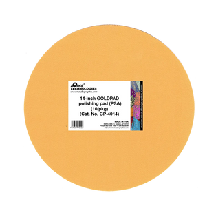 14" GOLDPAD metal mesh Polishing Pad with PSA backed, 10/pkg, GP-4014