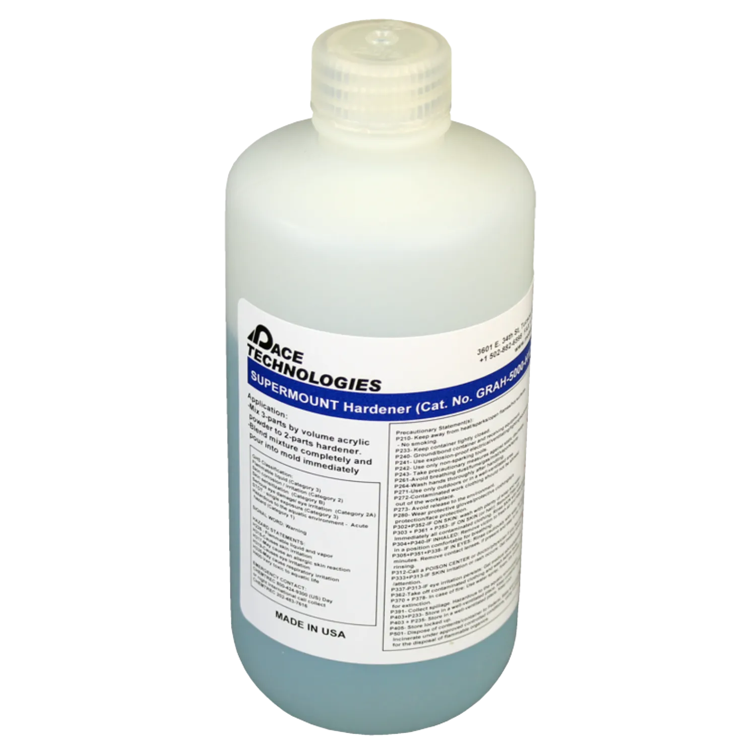 SUPERMOUNT Glass Filled Acrylic Castable Mounting Liquid Hardener, 12 oz