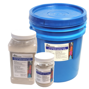 SUPERMOUNT Glass Filled Acrylic Castable Mounting Resin Powder, 1 lb to 100 lbs