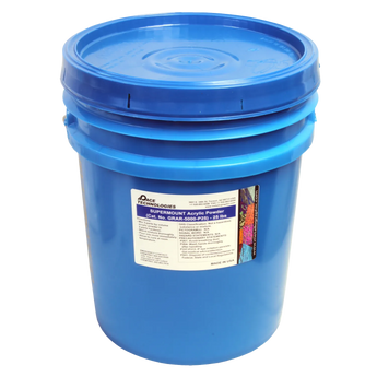 SUPERMOUNT Glass Filled Acrylic Castable Mounting Resin Powder, 25 lbs