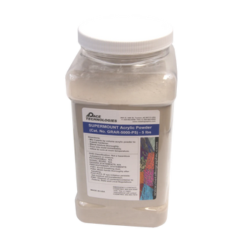 SUPERMOUNT Glass Filled Acrylic Castable Mounting Resin Powder, 5 lbs