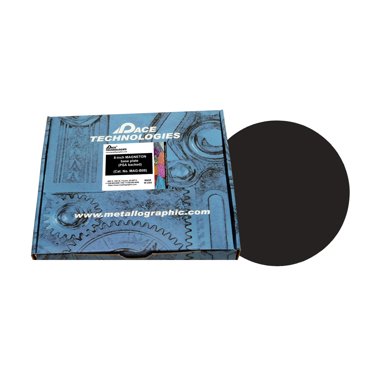 200 mm MAGNETON Magnetic Base Plate with PSA  backed, MAG-B200