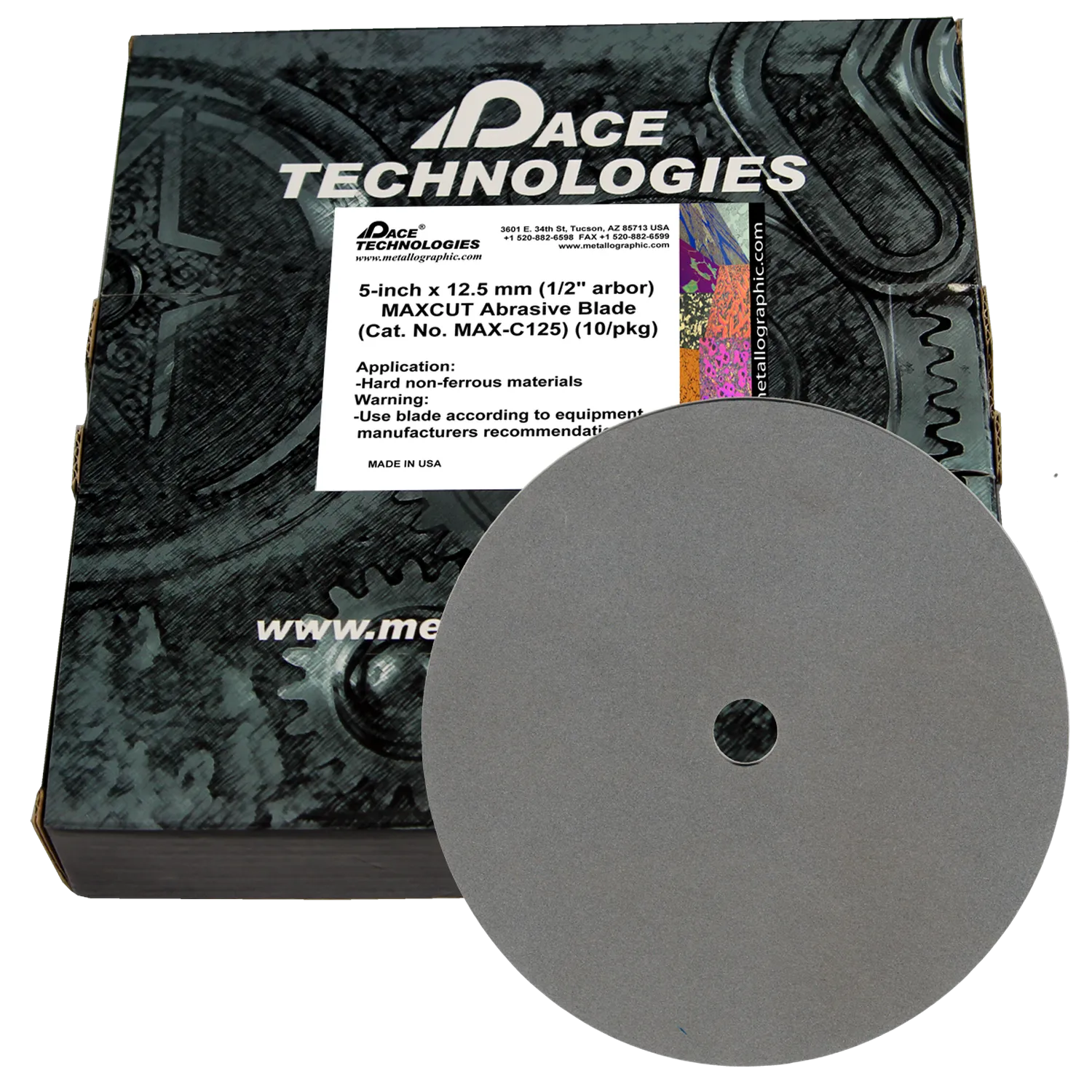 SiC Abrasive Wafering Blade, 5 inch, MAX-C125