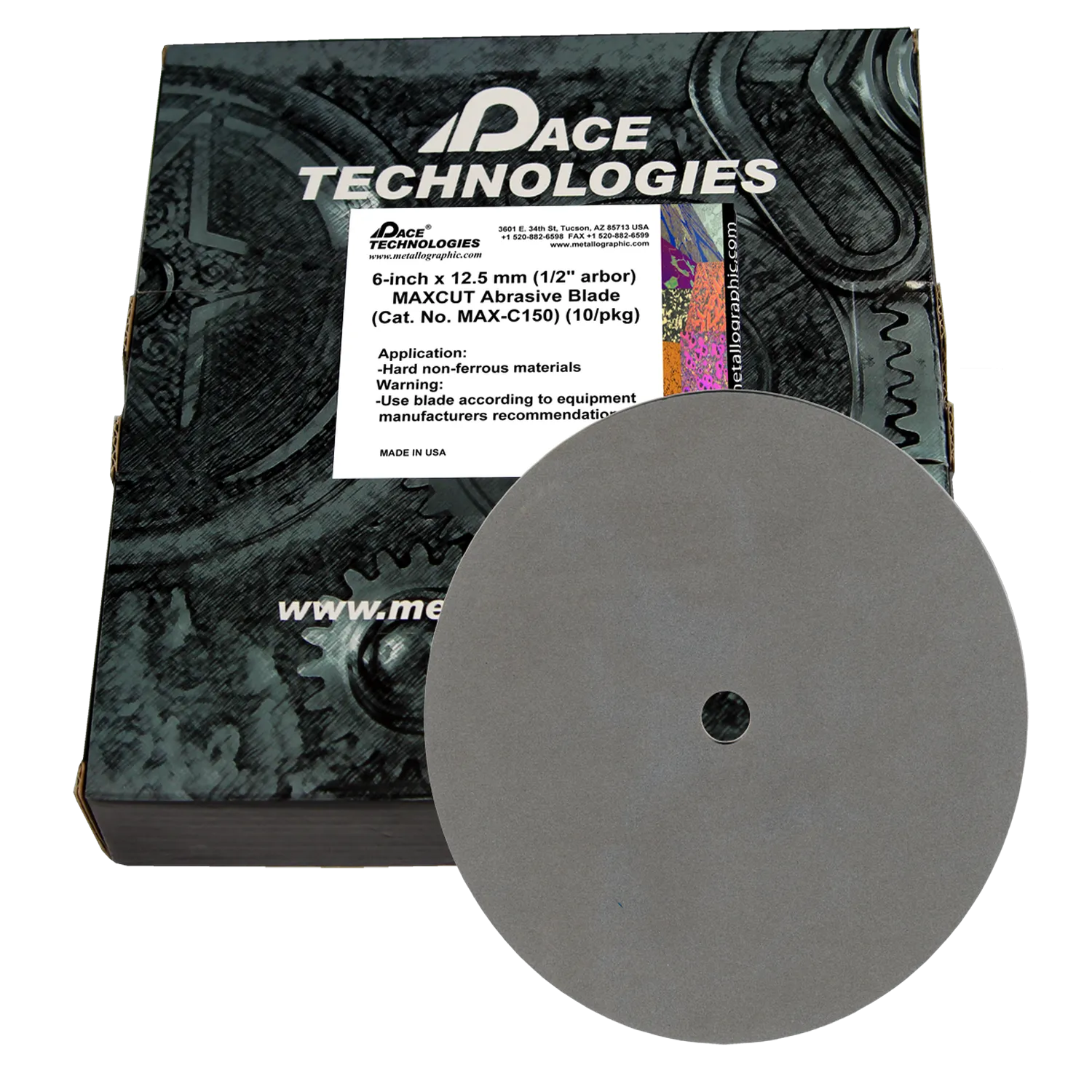 SiC Abrasive Wafering Blade, 6 inch,  MAX-C150