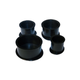 2-piece Reusable Mounting Cups for Castable Mounting (12/pkg)(-0100_METPREP-0125_METPREP-0150_METPREP-0200)