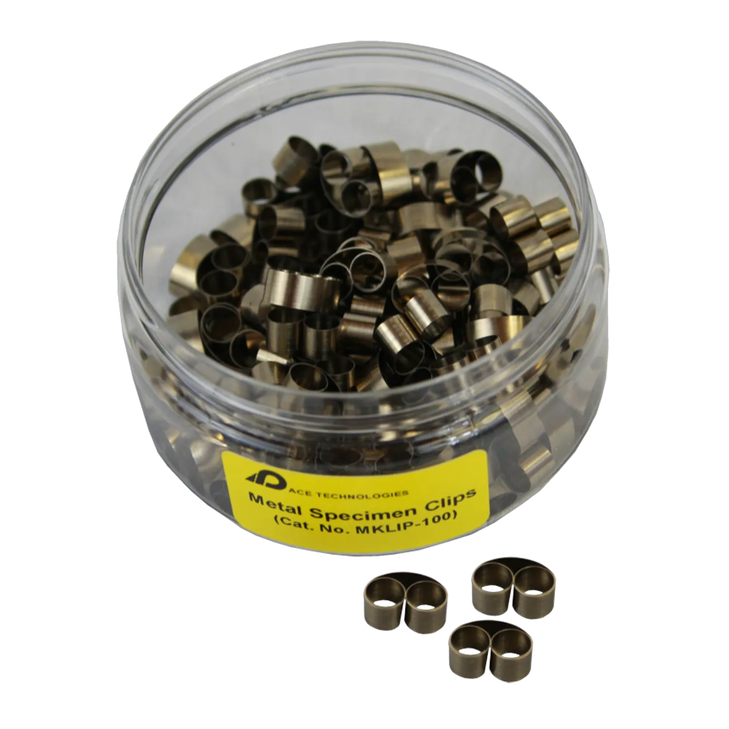 Metal MKLIP specimen clips (100/pkg)