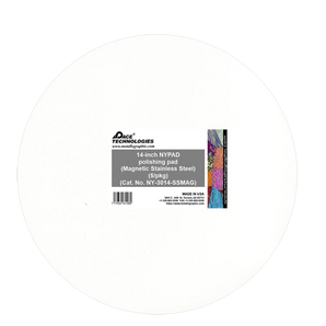 14" NYPAD Polishing Pad with Magnetic Stainless Steel Backing, 5/pkg, NY-3014-SSMAG