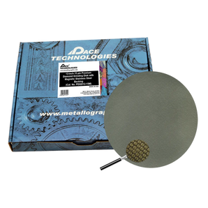 12" Diamond Abrasive Grinding Disk with magnetic stainless steel backing, 15 micron, 1/box, PDGD12-15M