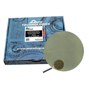 12" Diamond Abrasive Grinding Disk with magnetic stainless steel backing, 45 micron, 1/box, PDGD12-45M