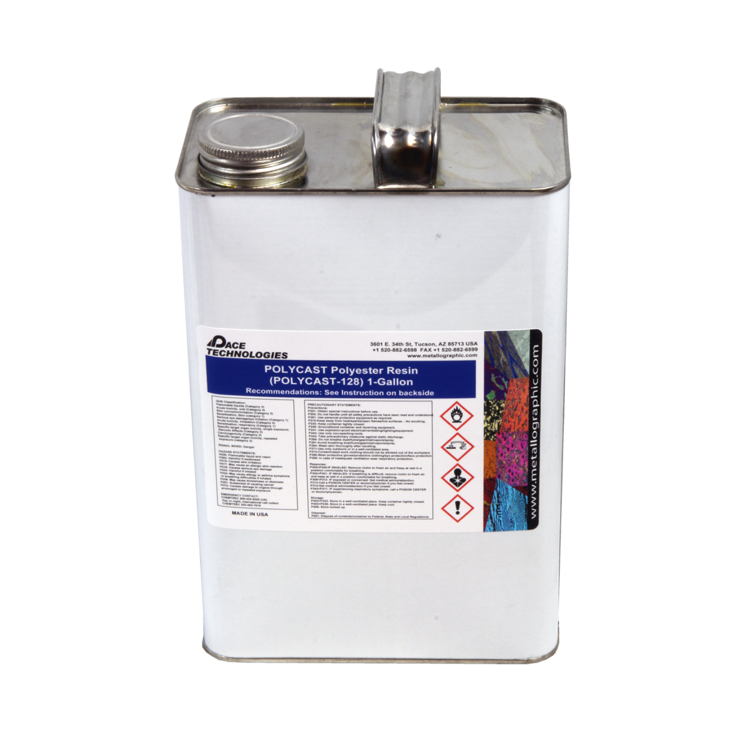 Clear POLYCAST Polyester Resin (1 gallon)