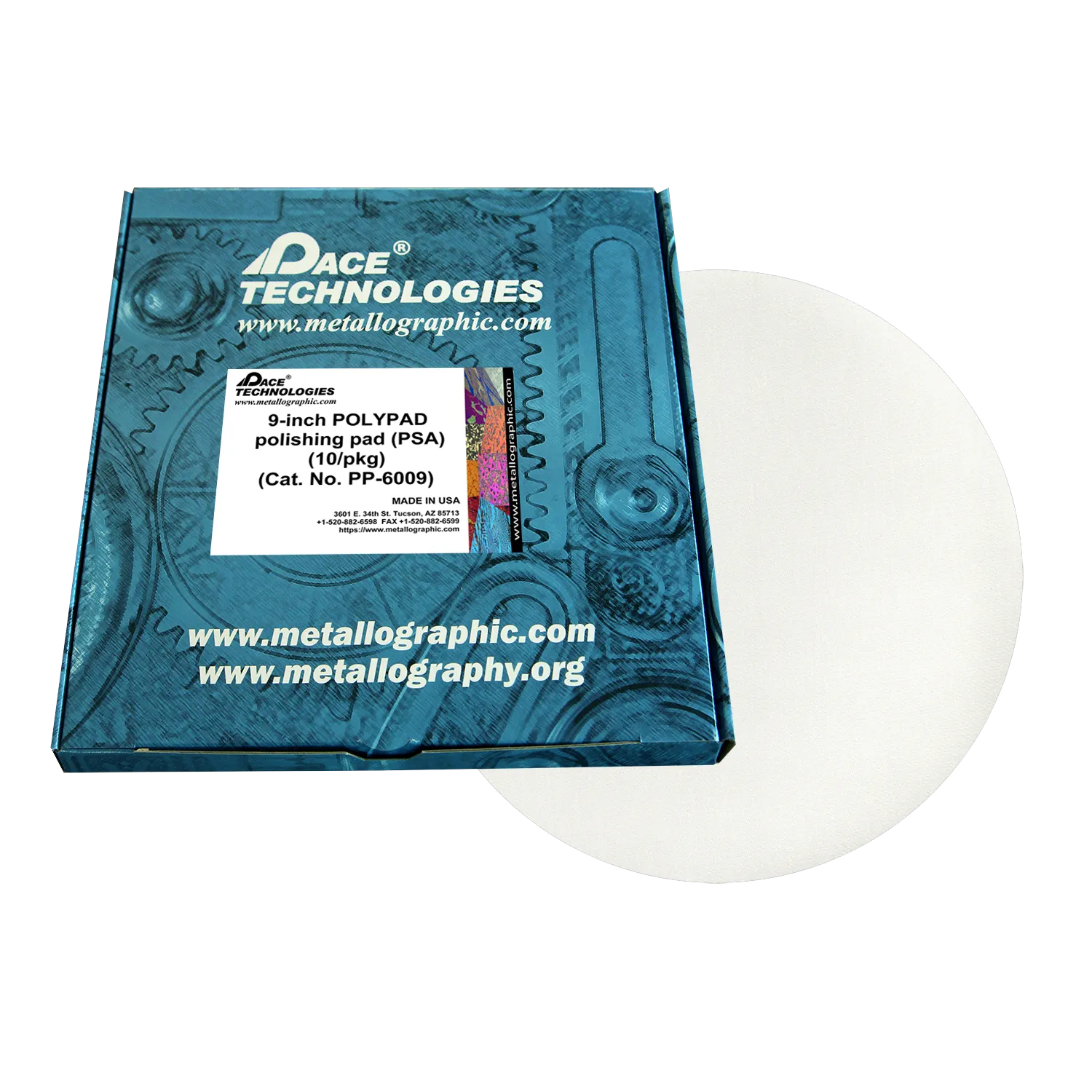 9" POLYPAD Polishing Pad with PSA backed, PP-6009