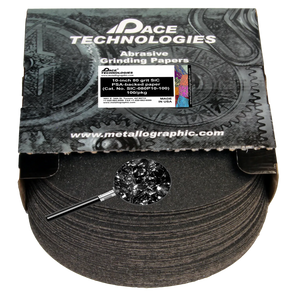 10" SiC Grinding Papers with PSA backed, 80 grit, SIC-080P10
