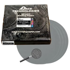 8" SiC Grinding Papers with PSA backed, 1000 grit, SIC-1000P8
