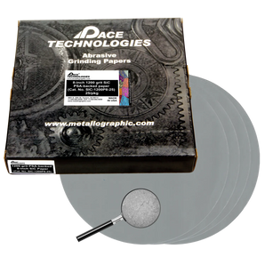 8" SiC Grinding Papers with PSA backed, 1200 grit, SIC-1200P8