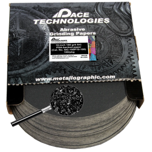 10" SiC Grinding Papers with PSA backed, 180 grit, SIC-180P10