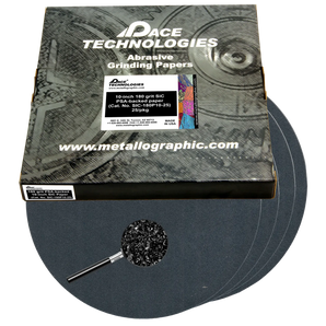 10" SiC Grinding Papers with PSA backed, 180 grit, SIC-180P10