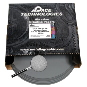 8" SiC Grinding Papers with Plain backed, 1000 grit, 100/box, SIC-2108-1000
