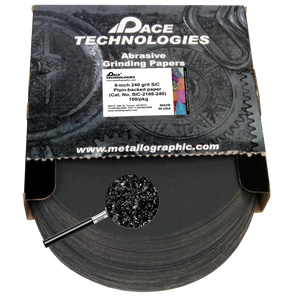 8" SiC Grinding Papers with Plain backed, 240 grit, 100/box, SIC-2108-240