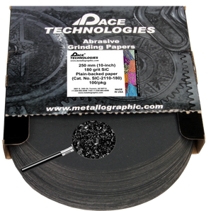 10" SiC Grinding Papers with Plain backed, 180 grit, 100/box, SIC-2110-180