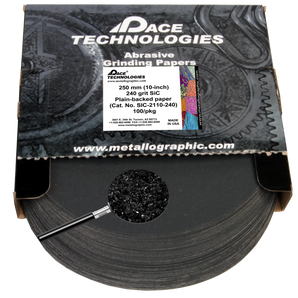 10" SiC Grinding Papers with Plain backed, 240 grit, 100/box, SIC-2110-240
