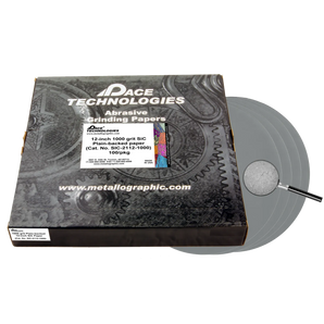 12" SiC Grinding Papers with Plain backed, 1000 grit, 100/box, SIC-2112-1000