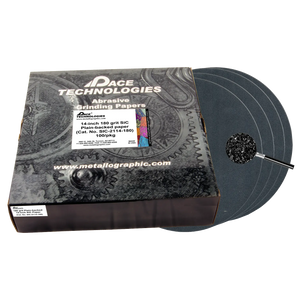 14" SiC Grinding Papers with Plain backed, 180 grit, 100/box, SIC-2114-180
