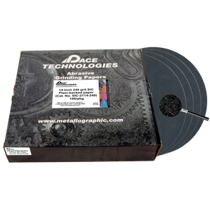 14" SiC Grinding Papers with Plain backed, 240 grit, 100/box, SIC-2114-240