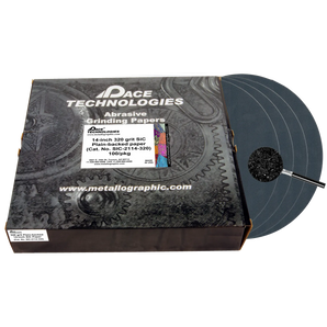 14" SiC Grinding Papers with Plain backed, 320 grit, 100/box, SIC-2114-320