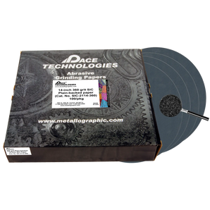 14" SiC Grinding Papers with Plain backed, 360 grit, 100/box, SIC-2114-360