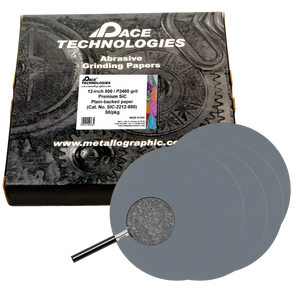 12" Premium SiC Grinding Papers with Plain backed, 800 grit, 50/box, SIC-2212-800