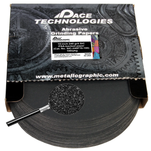 10" SiC Grinding Papers with PSA backed, 240 grit, SIC-240P10