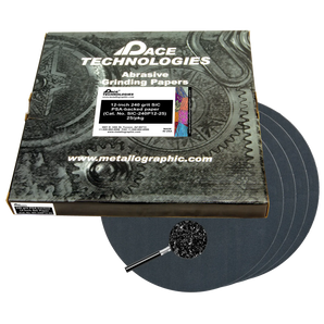 12" SiC Grinding Papers with PSA backed, 240 grit, SIC-240P12
