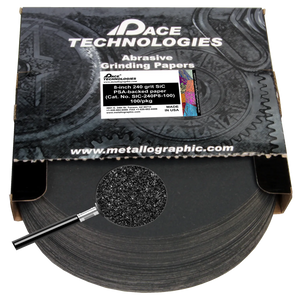 8" SiC Grinding Papers with PSA backed, 240 grit, SIC-240P8