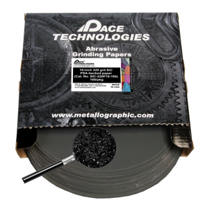 10" SiC Grinding Papers with PSA backed, 320 grit, SIC-320P10