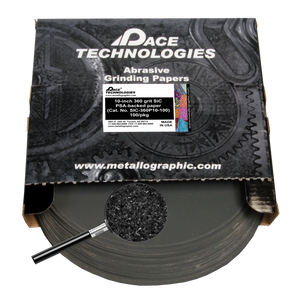 10" SiC Grinding Papers with PSA backed, 360 grit, SIC-360P10