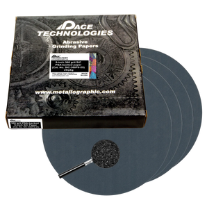 8" SiC Grinding Papers with PSA backed, 360 grit, SIC-360P8