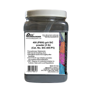 SiC Abrasive Grinding Powder, 400 (P800) grit, SIC-400-P