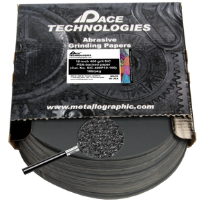 10" SiC Grinding Papers with PSA backed, 400 grit, SIC-400P10